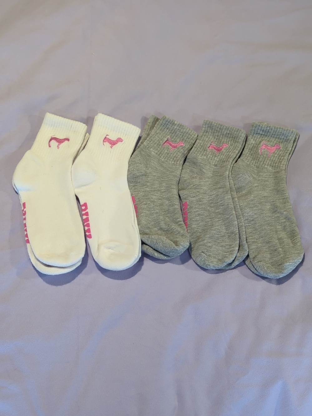 NWOT PINK 5 Pair Quarter Socks